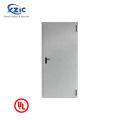 American Standard Size UL Listed Fire Rated Steel Hollow Metal Commercial Door With Panic Push Bar And Glass